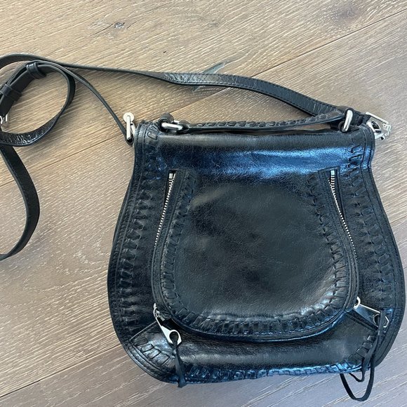 Rebecca Minkoff Vanity Saddle Bag - Black - Picture 6 of 6
